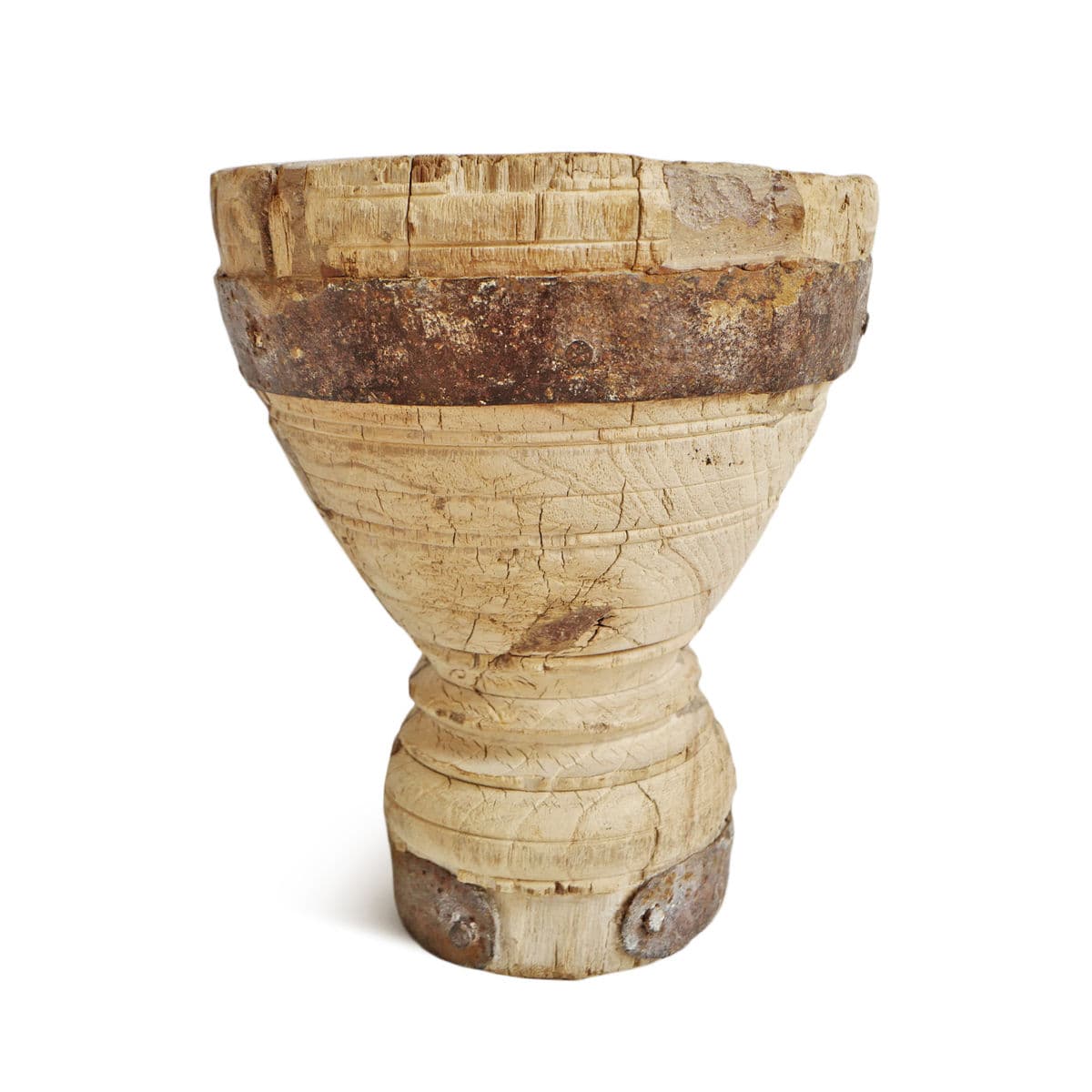 Old Wood India Mortar Cup - Thumbnail 3