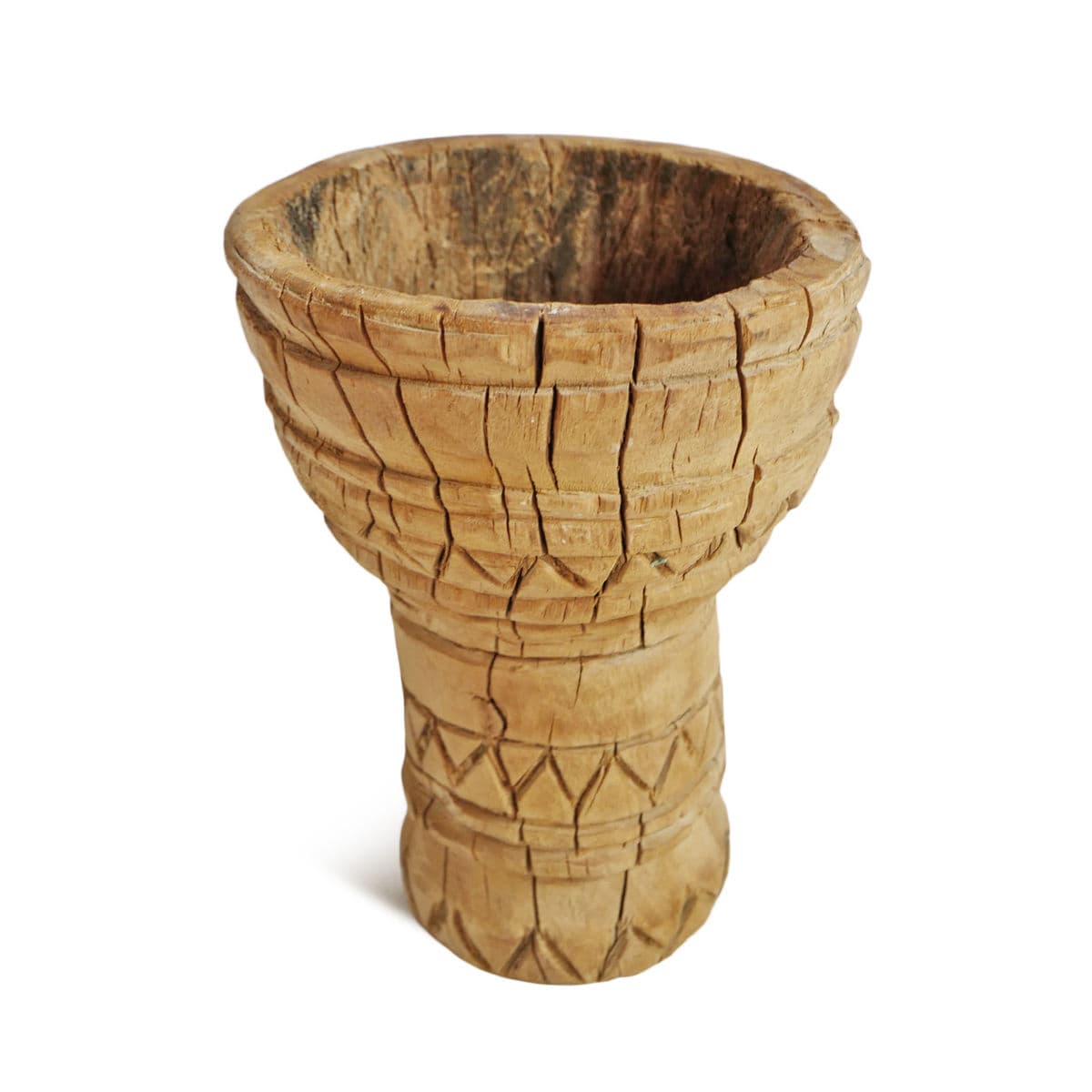Old Wood India Mortar Cup - Thumbnail 3
