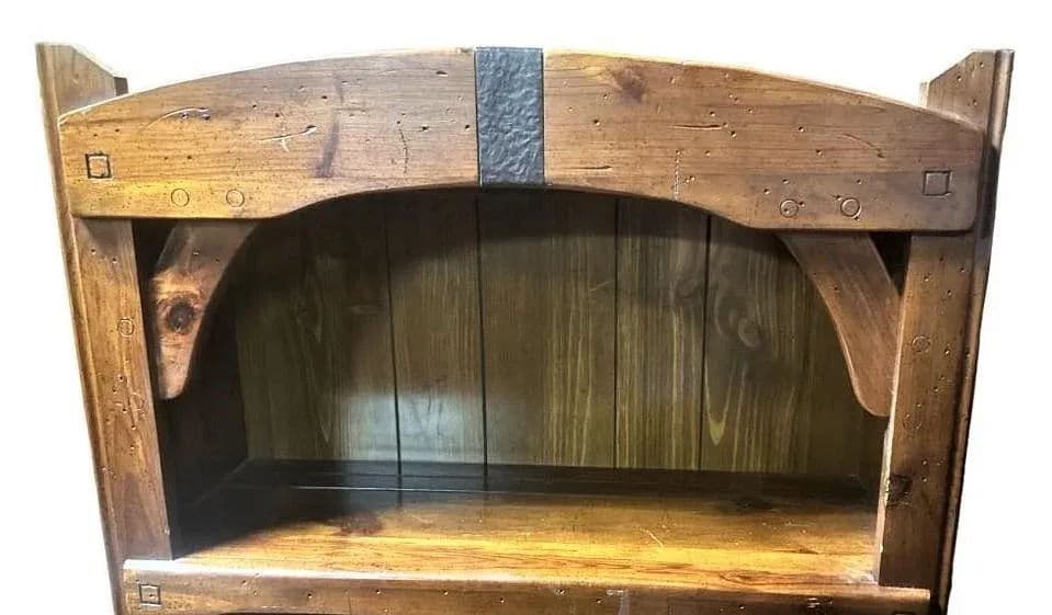 Henry Link Vintage Link Taylor ‘Rawhide’ Series Chest and Hutch - Made in North Carolina in 1976 - Thumbnail 3