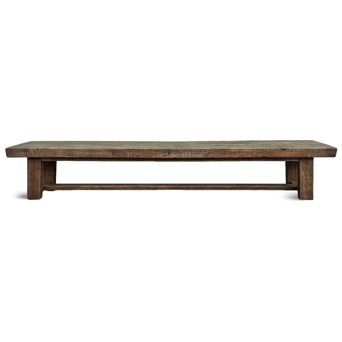 Long Reclaimed Mango Wood Bench - Thumbnail 3