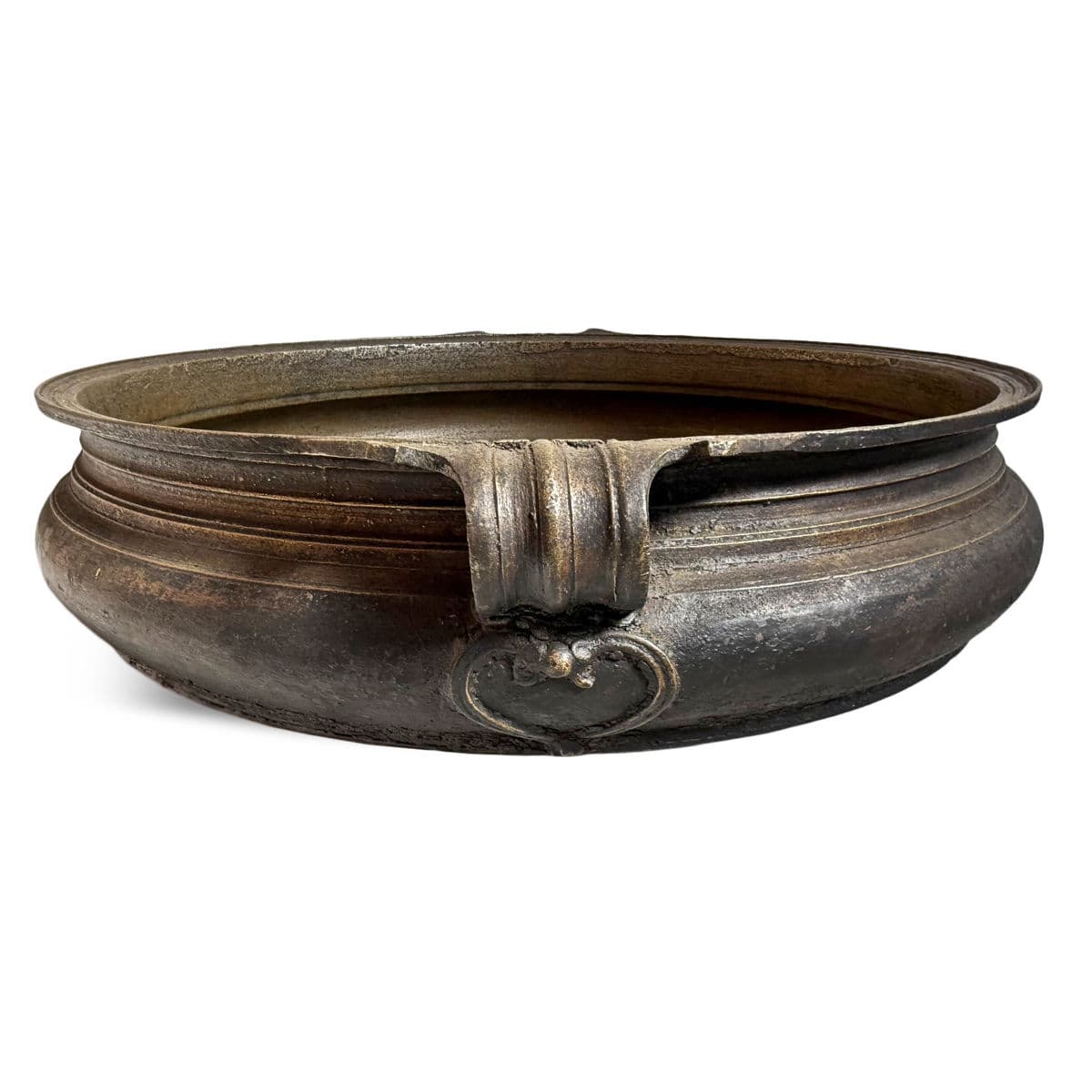 Antique Bronze Urli Bowl - Thumbnail 3
