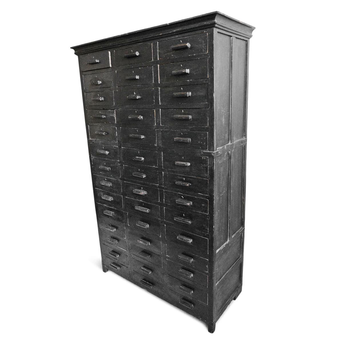 Antique Black Drawer Shop Cabinet - Thumbnail 3