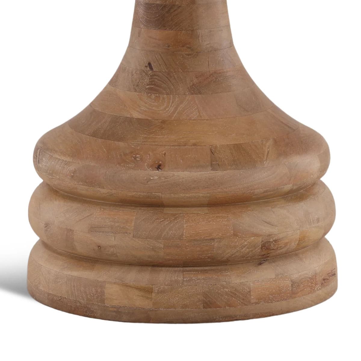 Wood Dafne Drop Round Dining Table - Thumbnail 3