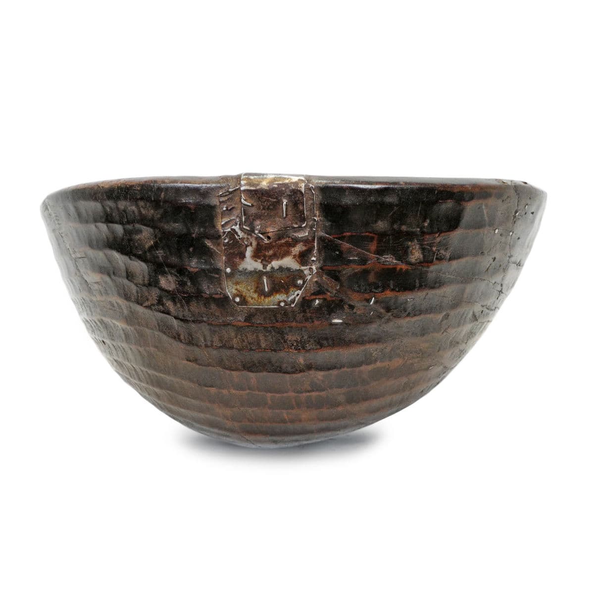 Large Vintage Fulani Wood Bowl - Thumbnail 3