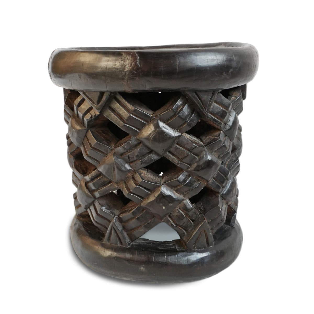 Vintage Bamileke Stool - Thumbnail 3