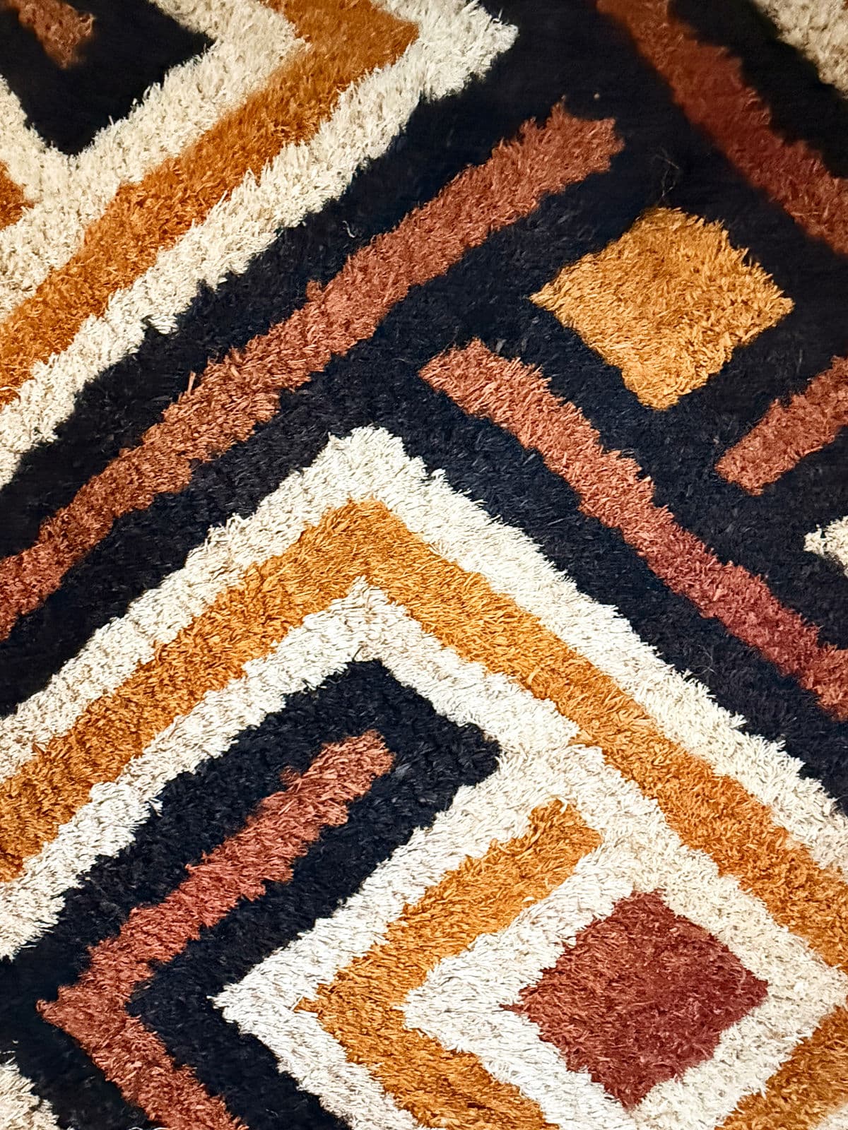 Vintage Kuba Grass Textile - Thumbnail 3