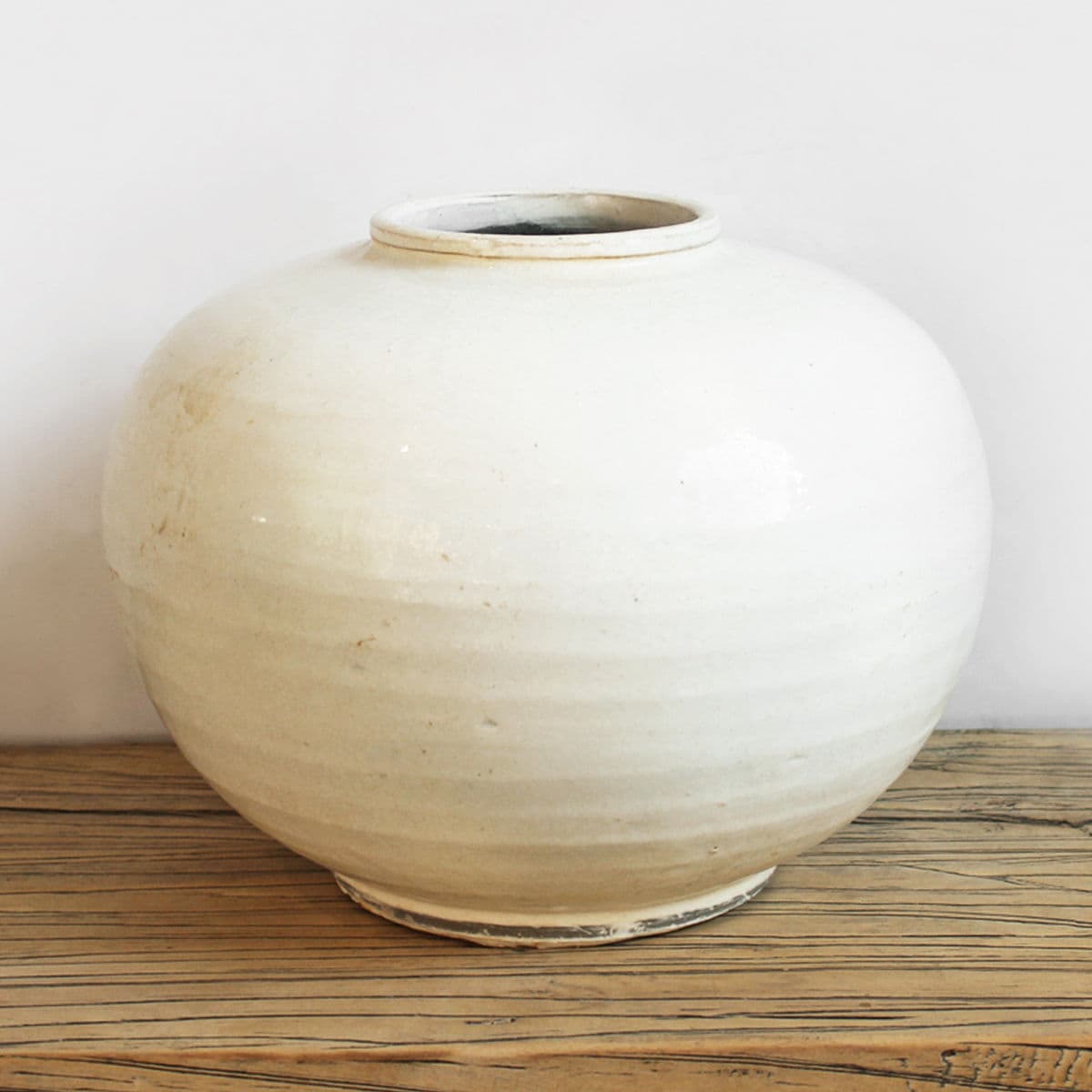 White Ceramic Milk Pottery - Thumbnail 3