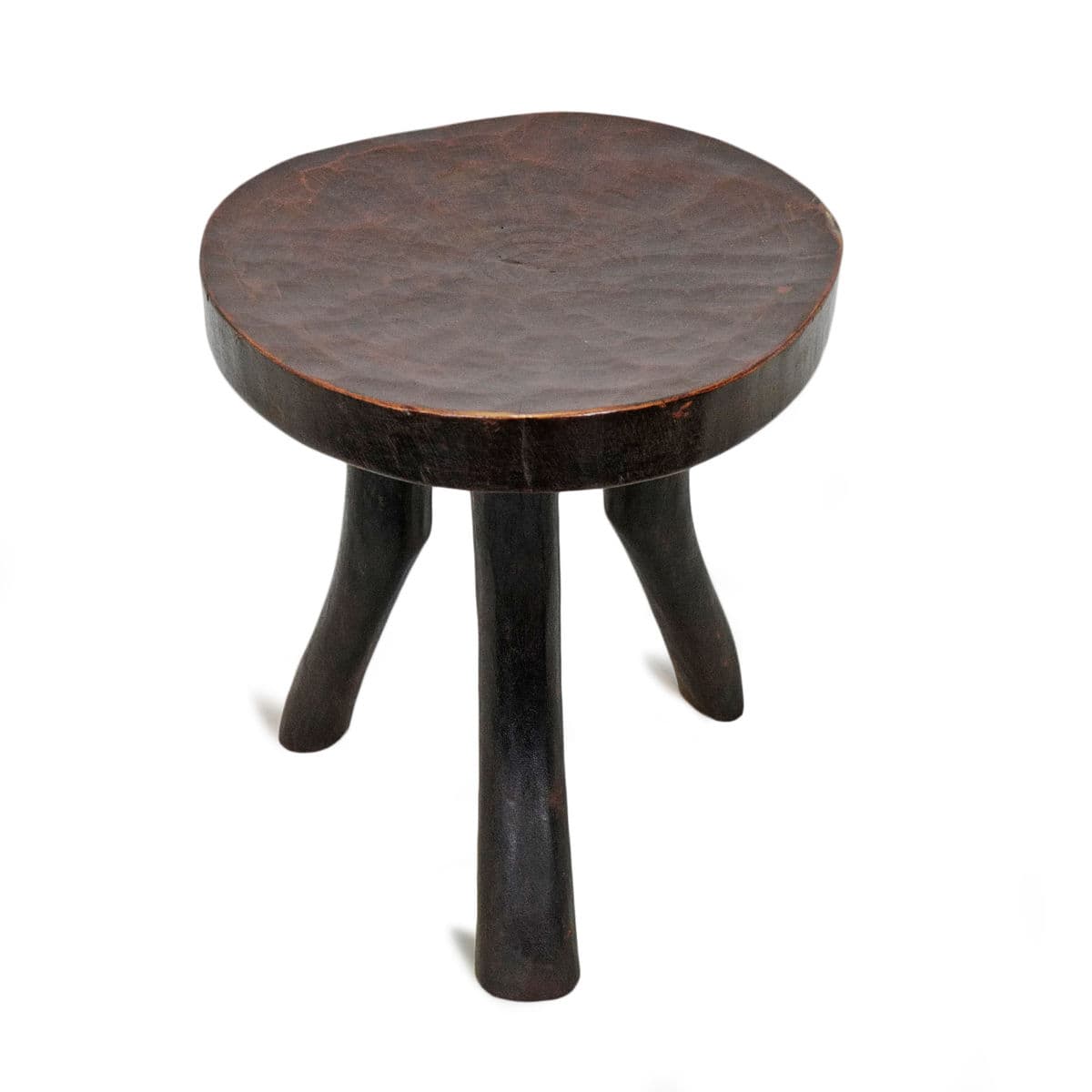 Vintage Luo Sudan Wood Stool - Thumbnail 3
