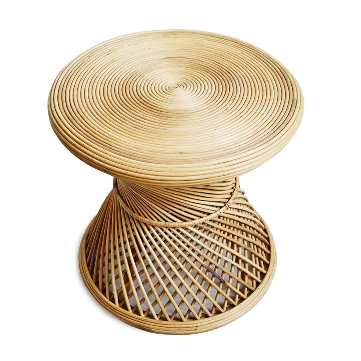 Bamboo Twist Round Side Table - Thumbnail 3