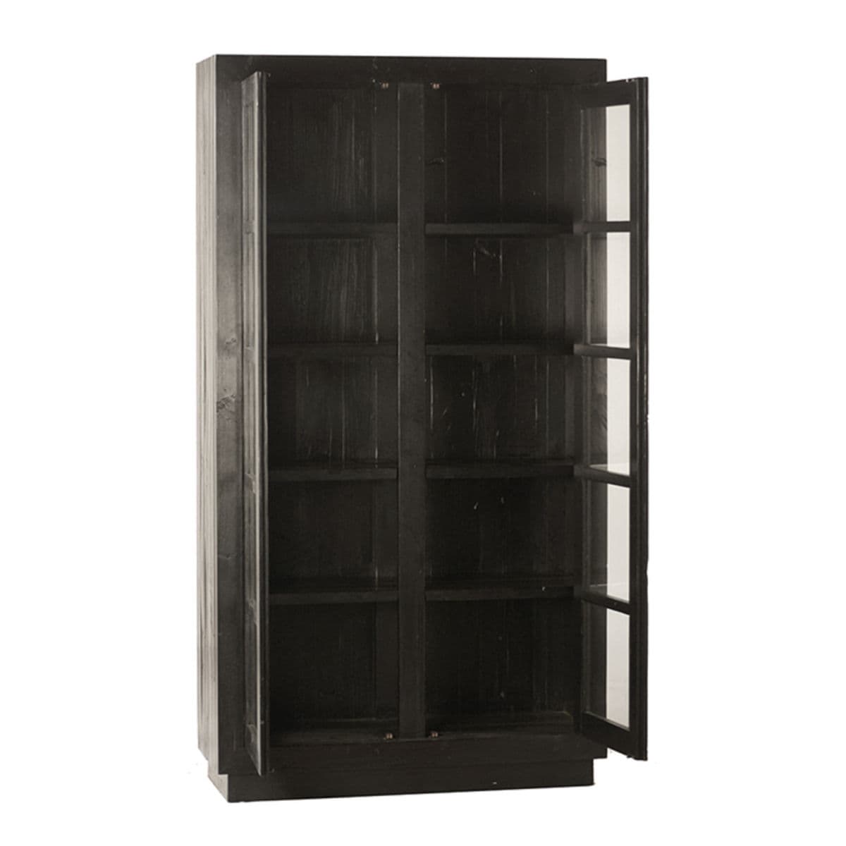 Ebony Wood & Glass Cabinet - Thumbnail 3