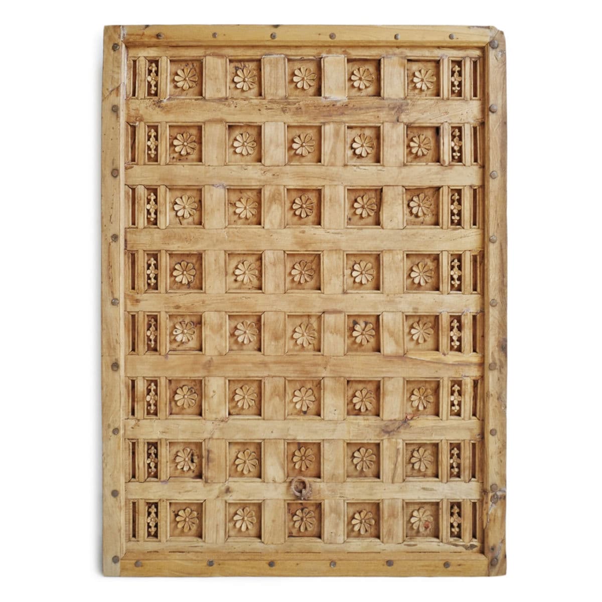 Old Carved Flower Ceiling Panel / Headboard - Thumbnail 3