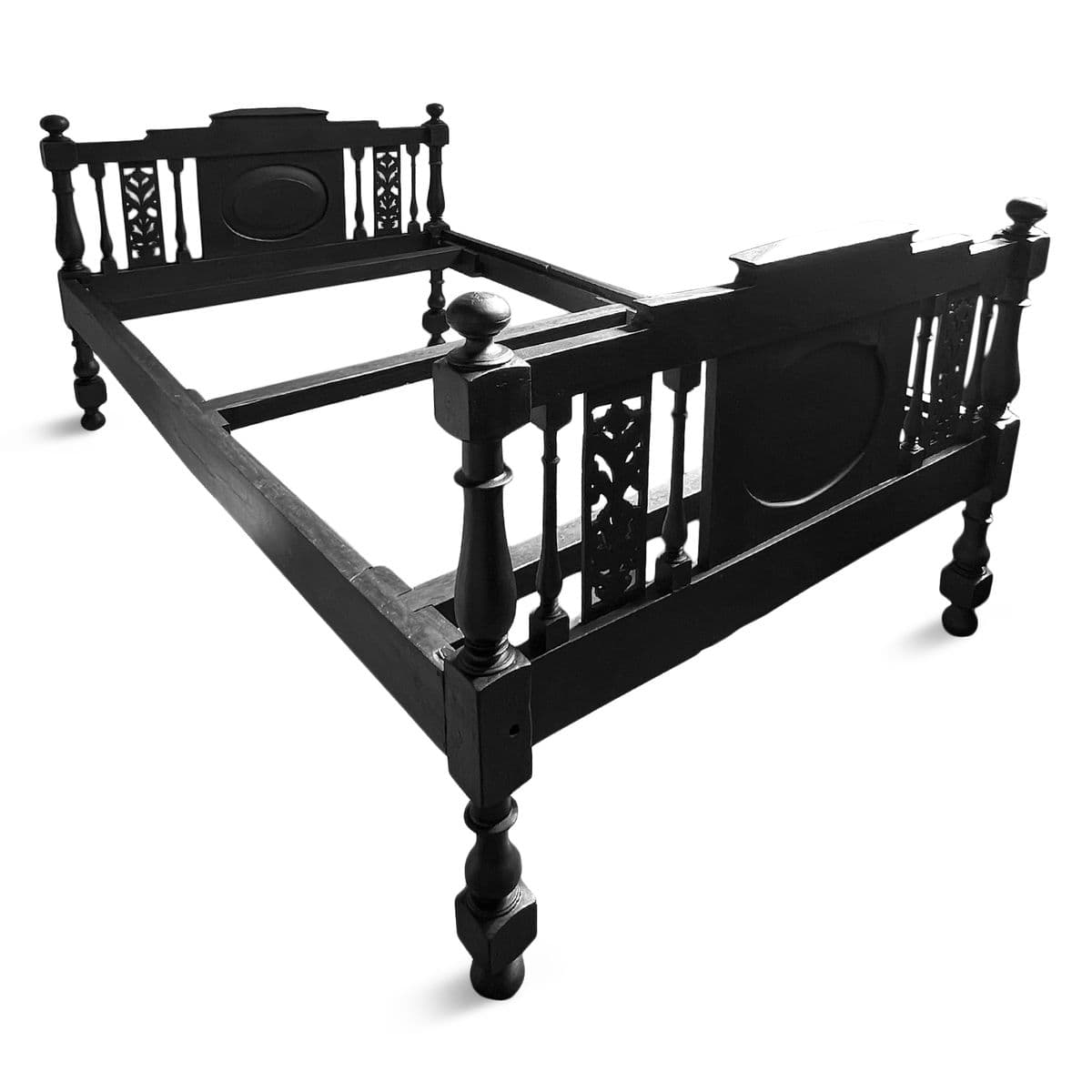 Black Colonial Twin Bed - Thumbnail 3