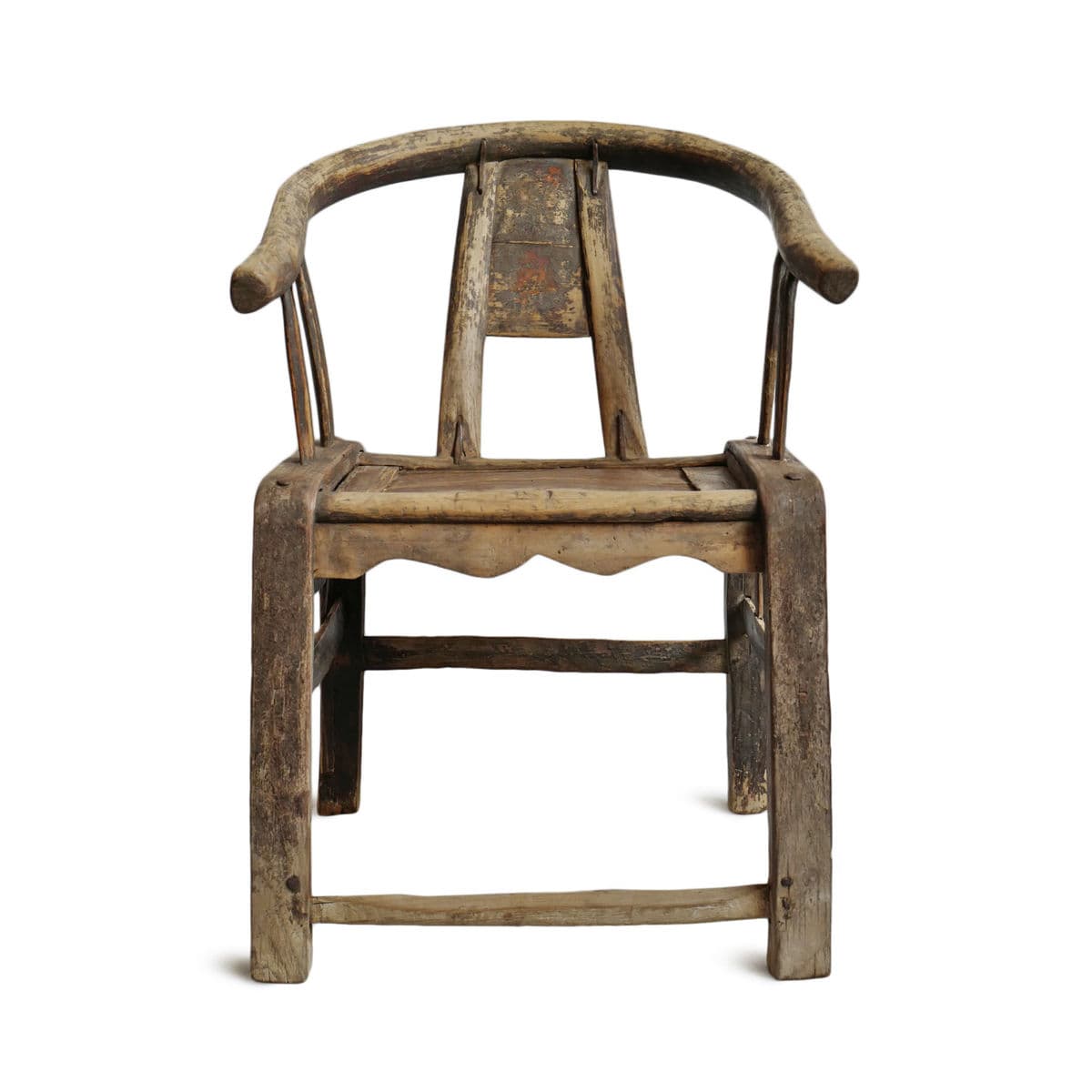 Old Elm Horseshoe Chair - Thumbnail 3