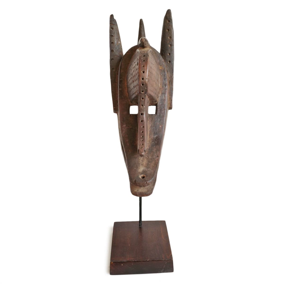 Old Bamana Hyena Mask on Stand - Thumbnail 3
