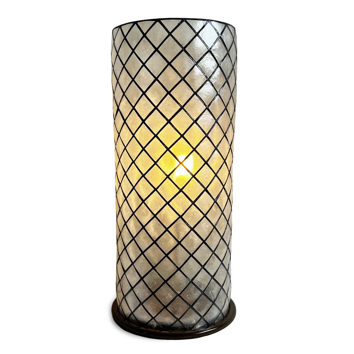 Capiz Cylinder Table Lamp - Thumbnail 3