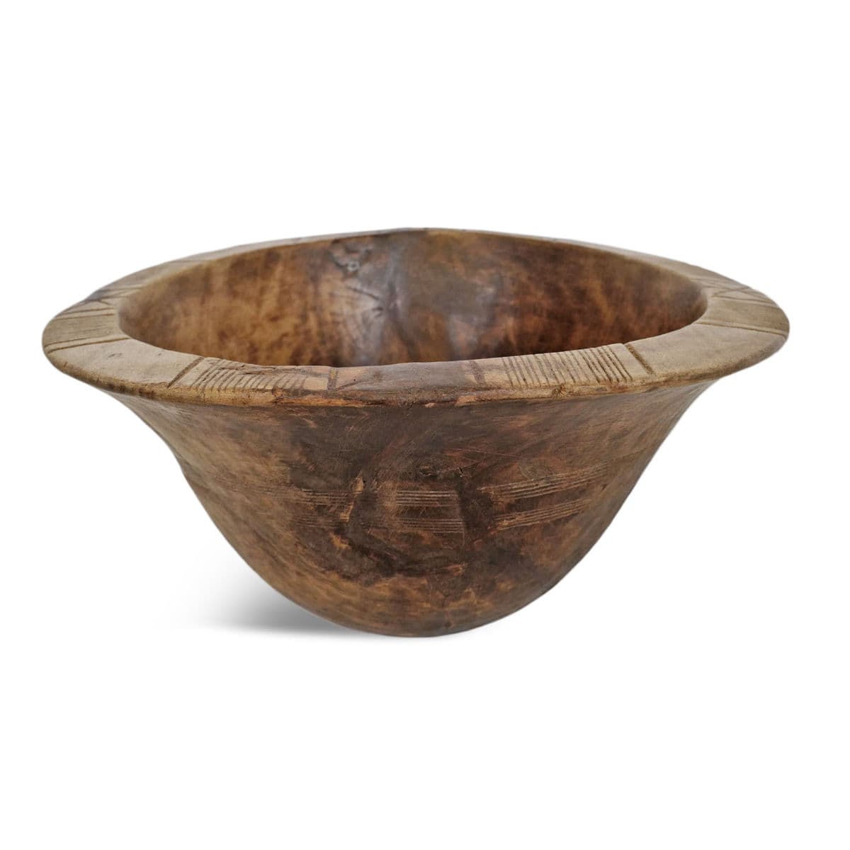 Old Tuareg Wood Bowl - Thumbnail 3