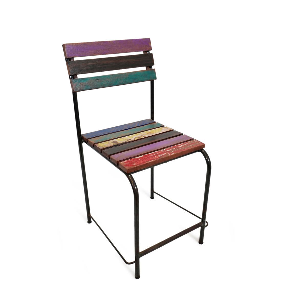 Boat Wood Retro Dining Chair - Thumbnail 3