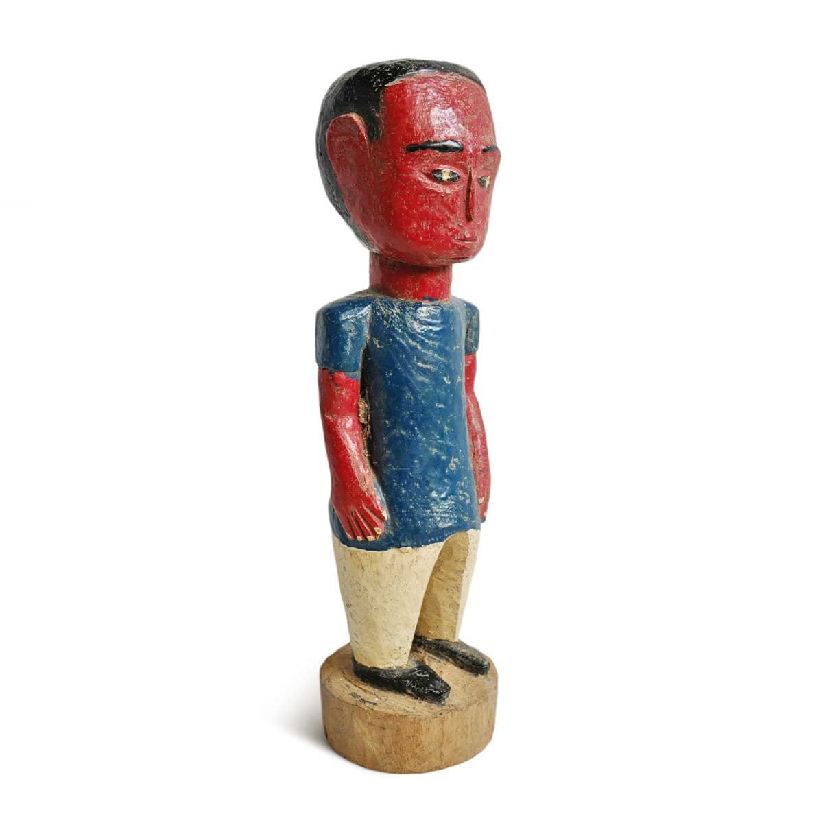 Antique Ivory Coast Male Figure - Thumbnail 3