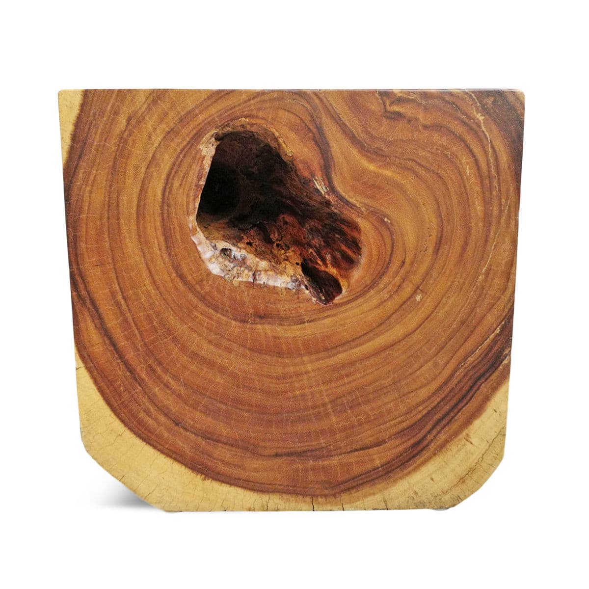 Monkey Pod Block Side Table - Thumbnail 3