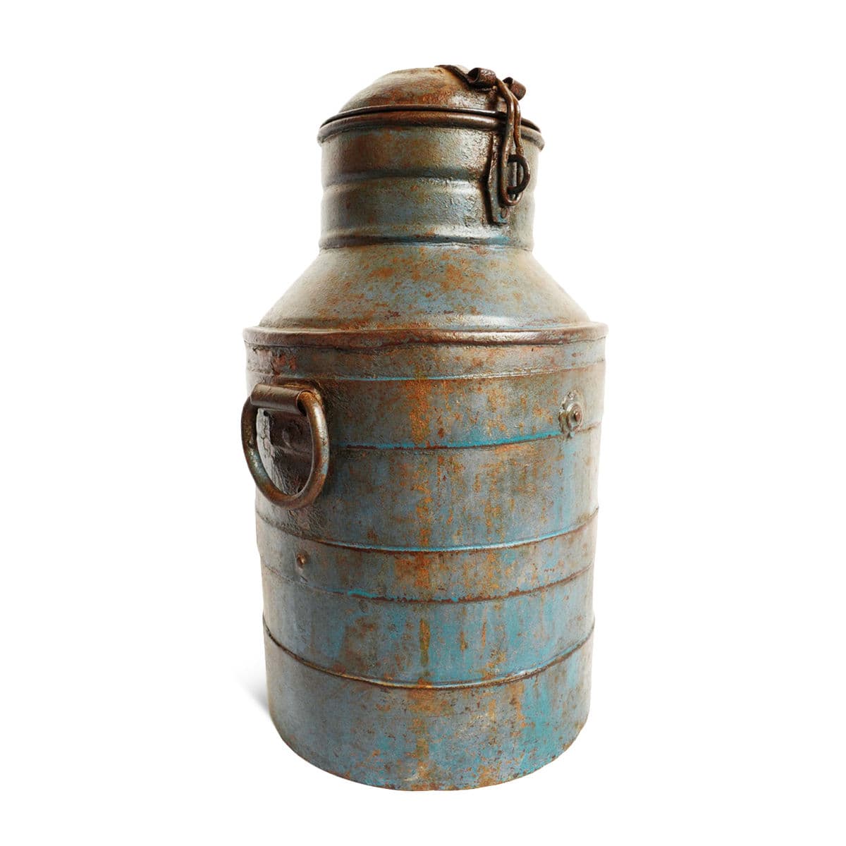 Vintage Farmhouse Iron Milk Container - Thumbnail 3