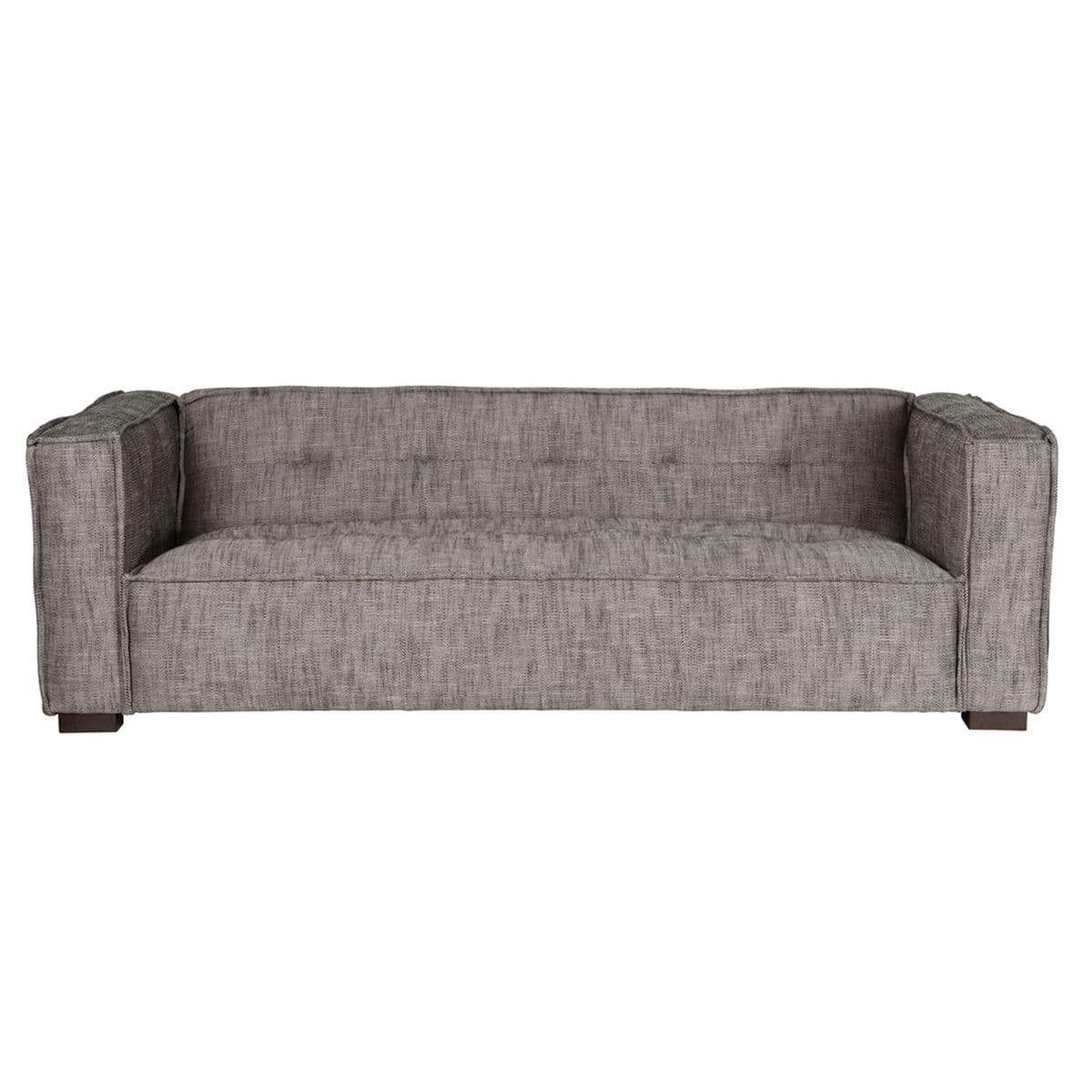 Luka Grey Squared Tuft Sofa - Thumbnail 3