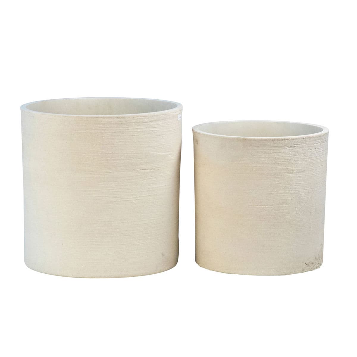 Modern White Composite Planter Medium - Thumbnail 3