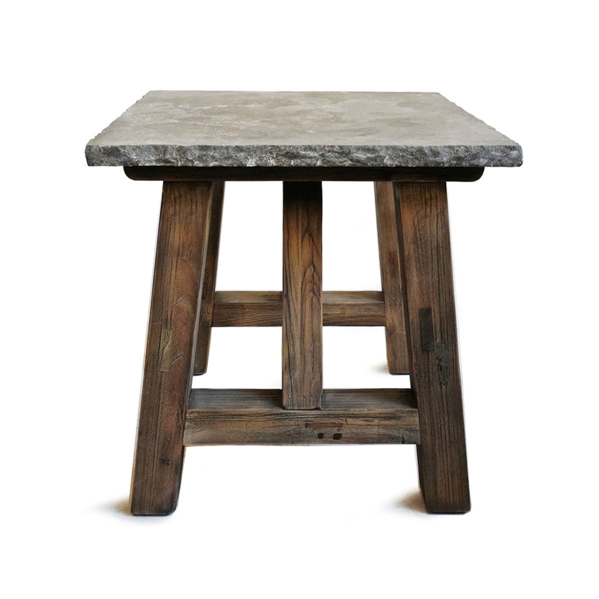 Stone Top Farm Side Table - Thumbnail 3