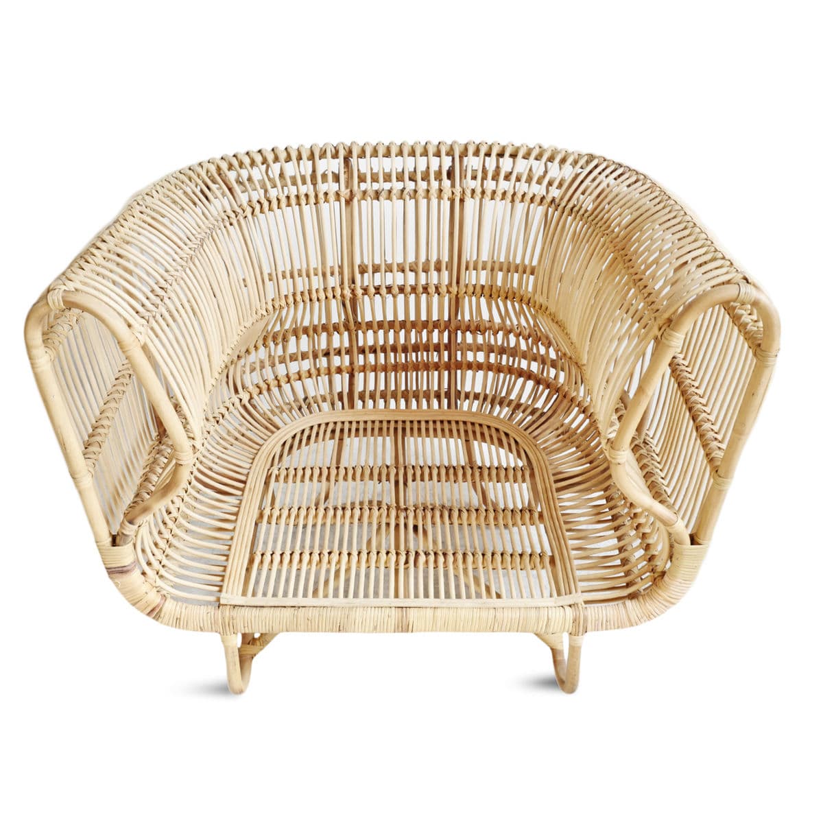 Raw Bamboo Mantra Club Chair - Thumbnail 3