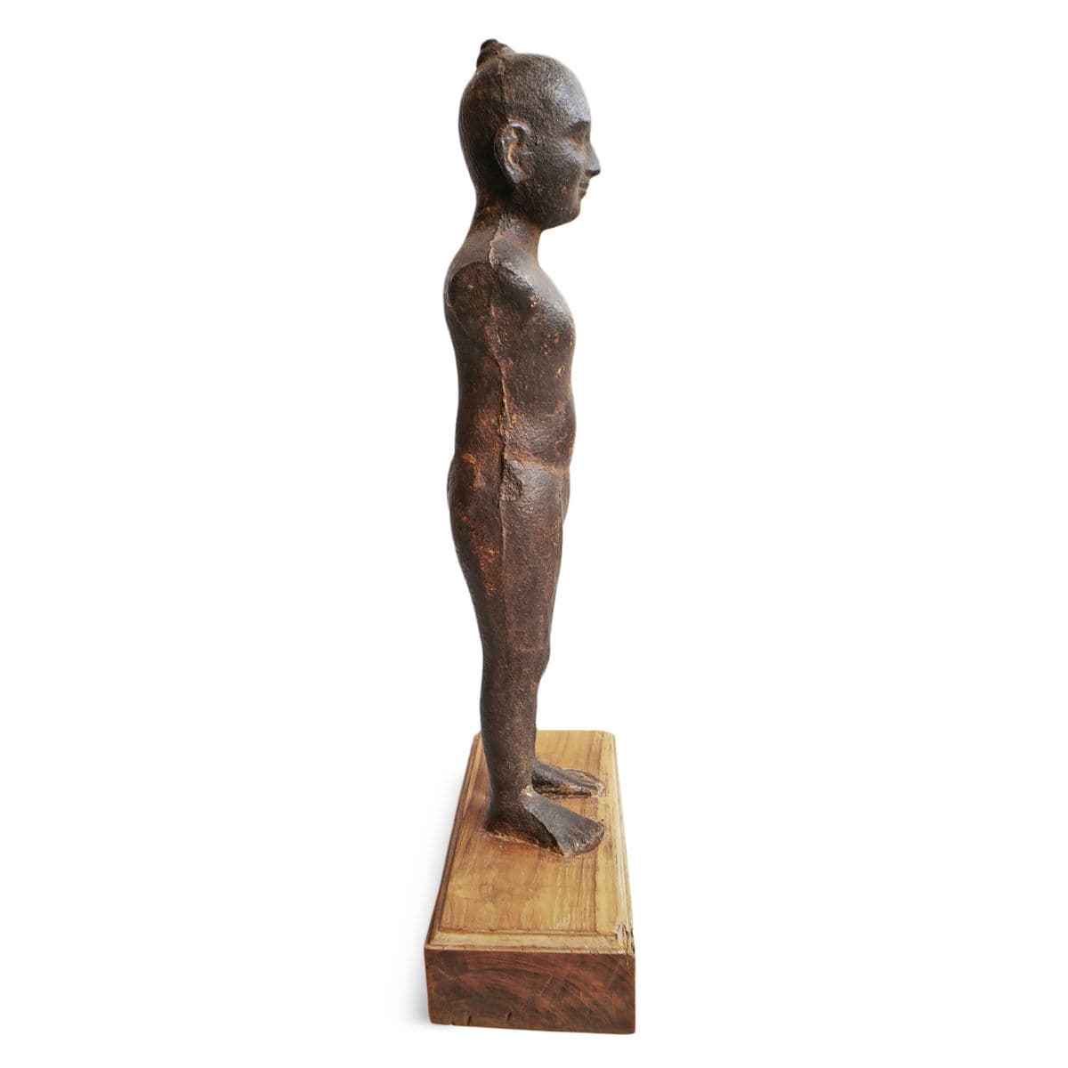 Antique Cast Iron Gandhi Figure - Thumbnail 3