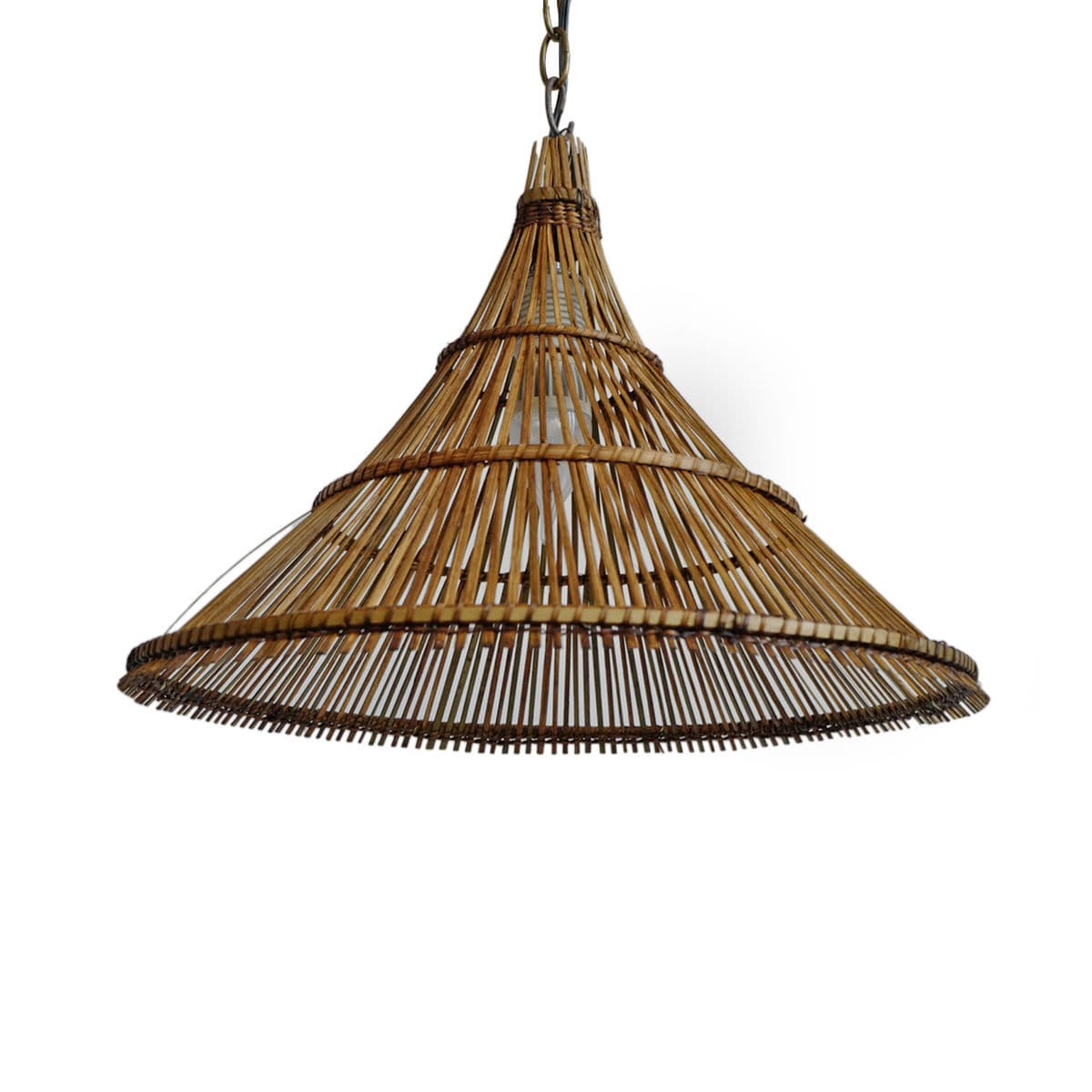 Tea Stained Hat Pendant Lantern Medium - Thumbnail 3