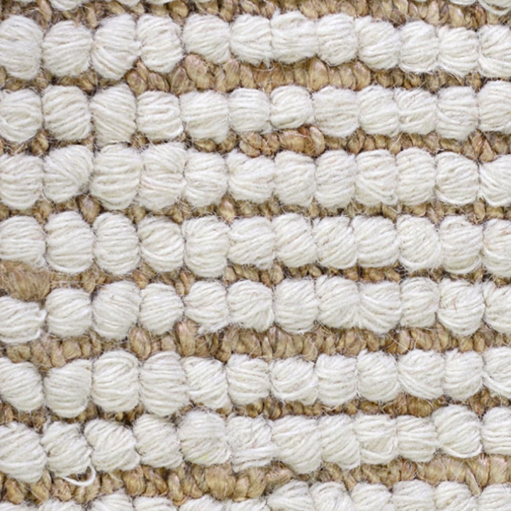 Hudson Ivory Jute/Cotton Rug - Thumbnail 3