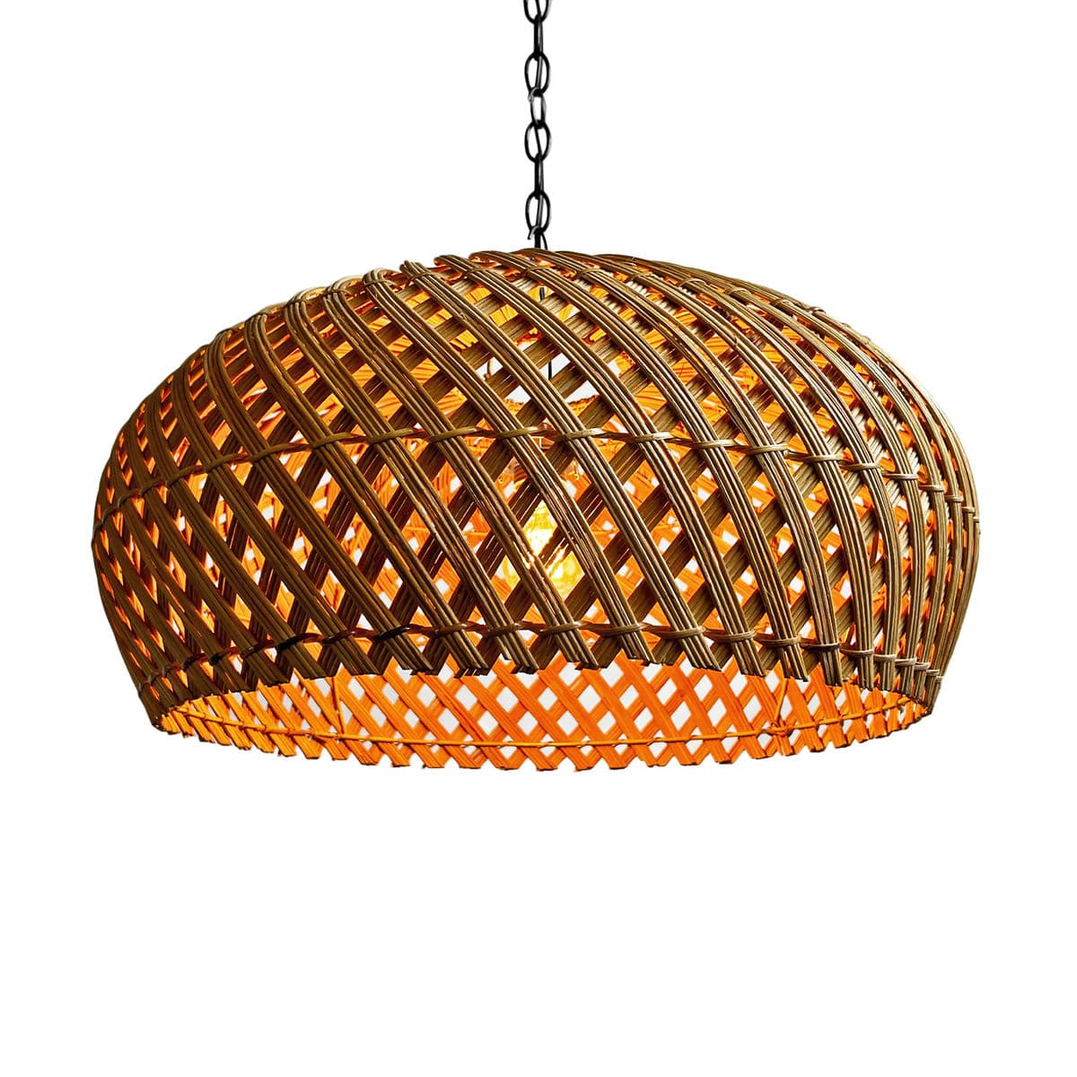 Wicker Dome Pendant Medium - Thumbnail 3