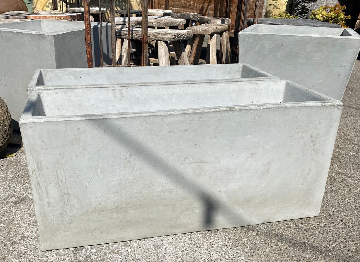 Modern Cement Planter Box - Thumbnail 3