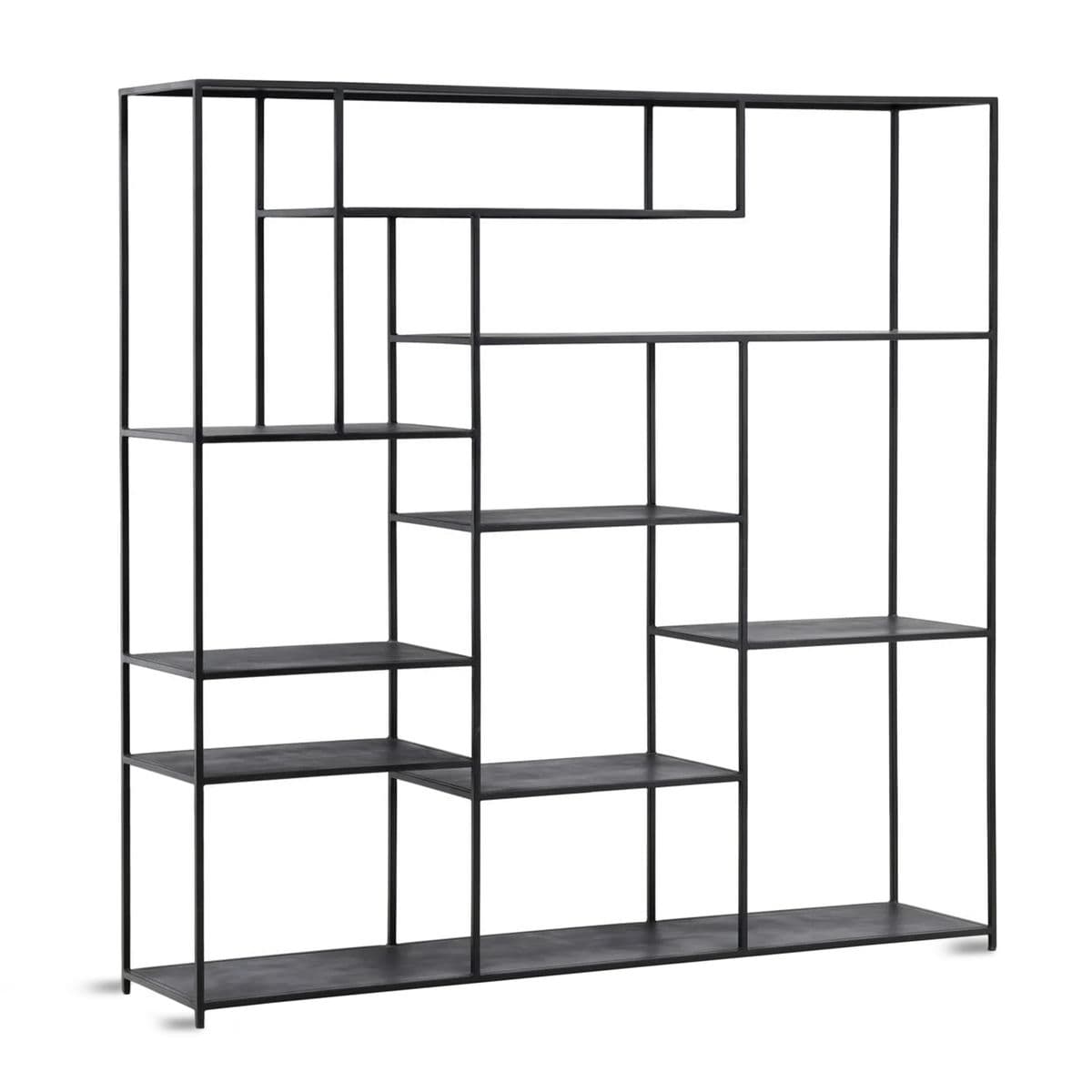 Modern Black Iron Bookcase - Thumbnail 3