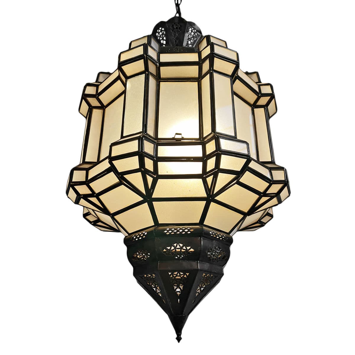 Frosted Prism House Pendant Lantern - Thumbnail 3