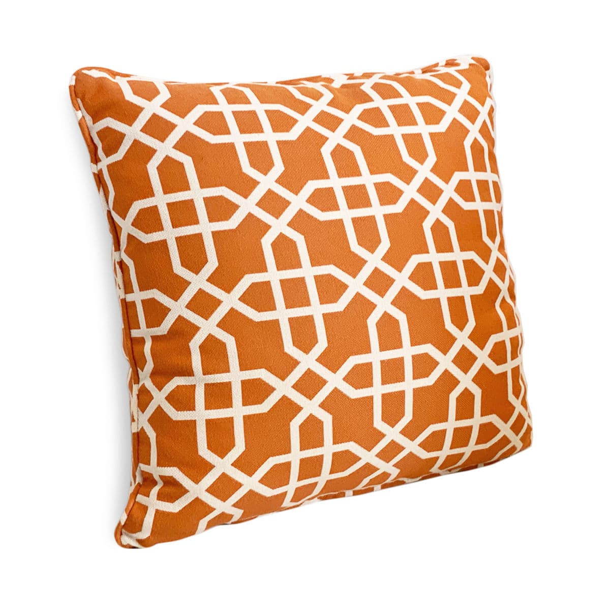 Outdoor Orange Moorish Throw Pillow - Thumbnail 3