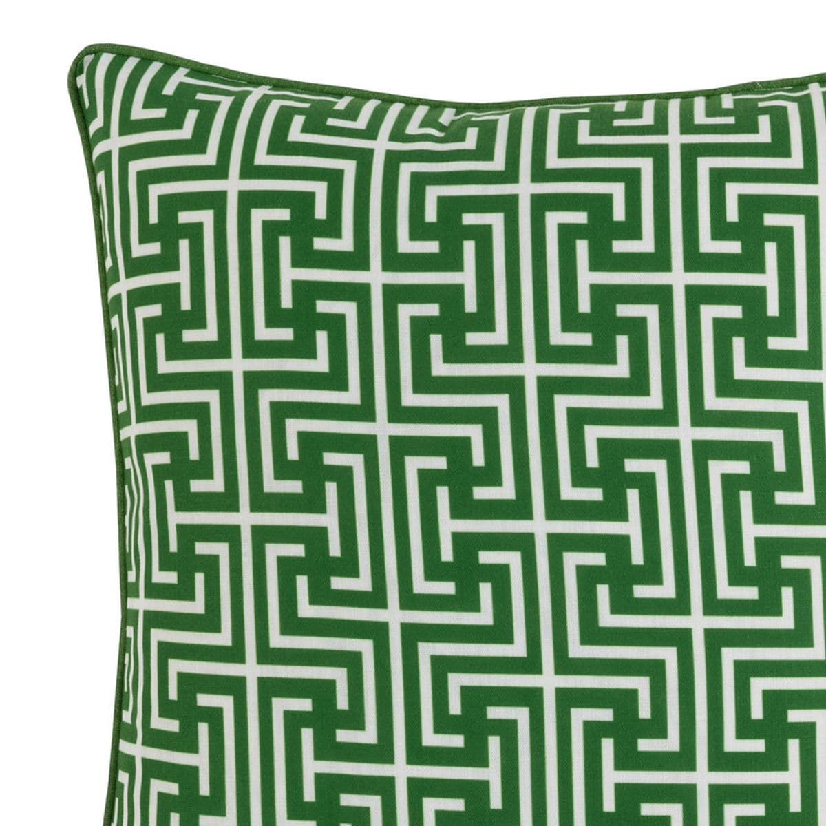 Outdoor Geometric Grass Green Pillow - Thumbnail 3