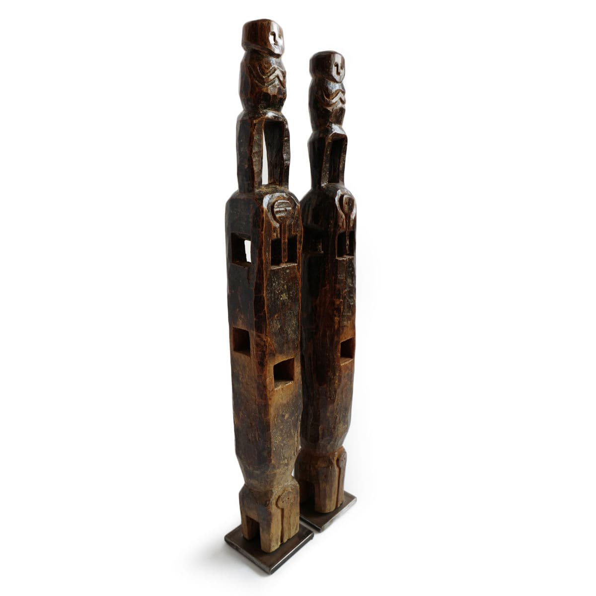 Pair of Old Nepal Chair Legs - Thumbnail 3