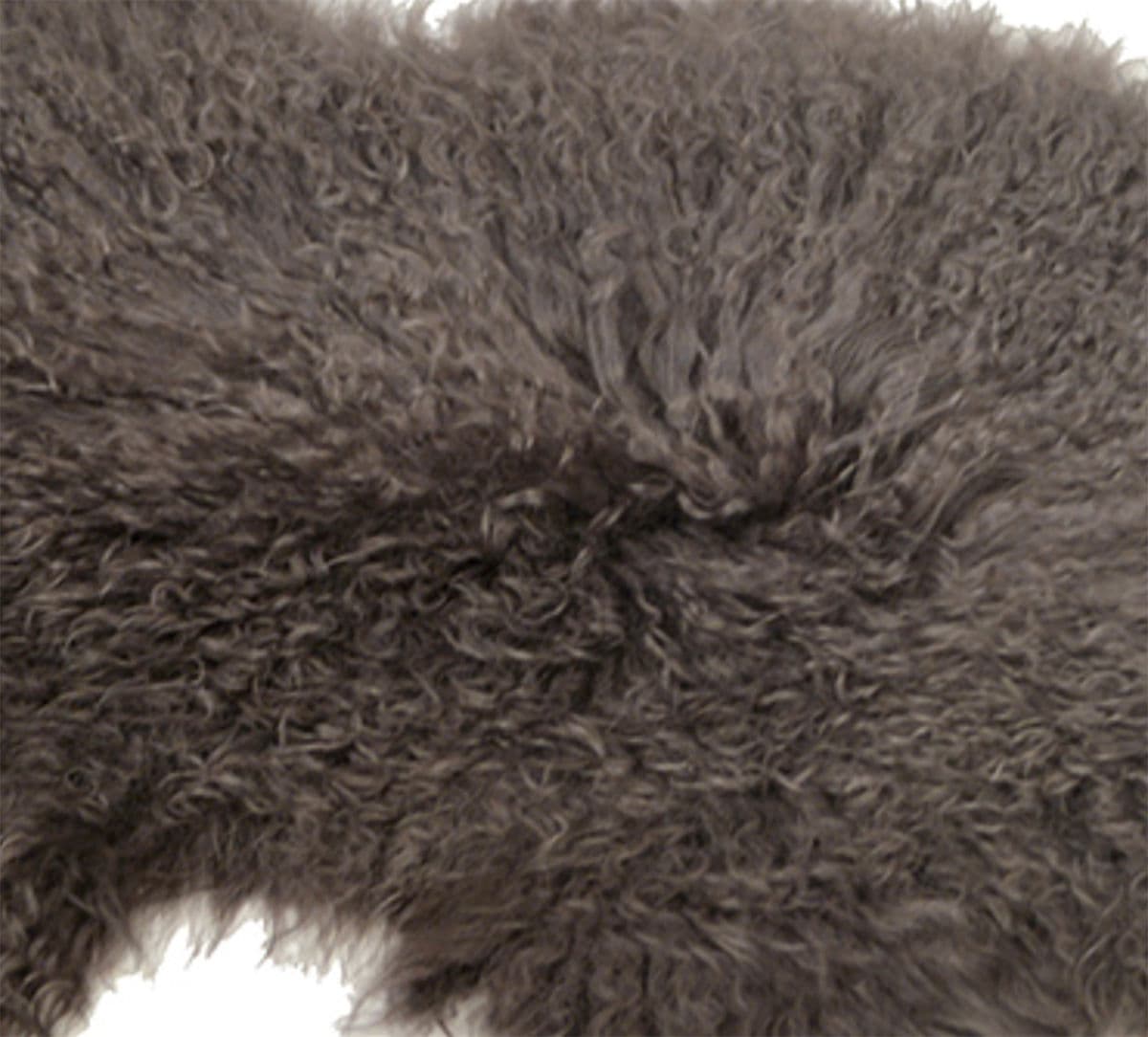 Mongolian Grey / Beige Mohair Carpet Throw - Thumbnail 3