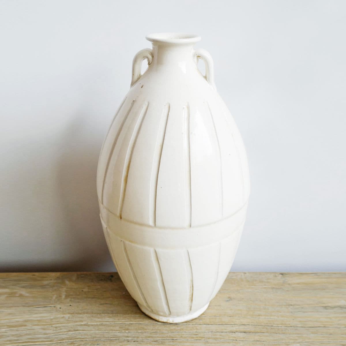 White Ceramic Milk Jar - Thumbnail 3
