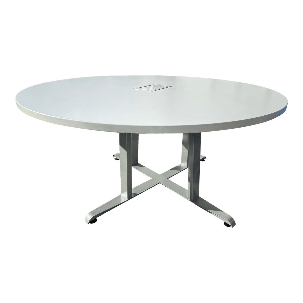 Enwork Modern Round Conference Table - Thumbnail 2