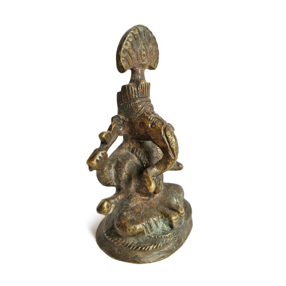 Antique Small Bronze Ganesha - Thumbnail 3