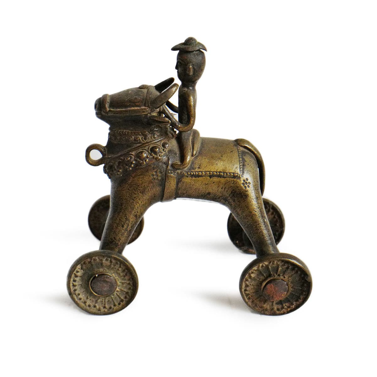 Original India Bronze Childrens Toy - Thumbnail 3