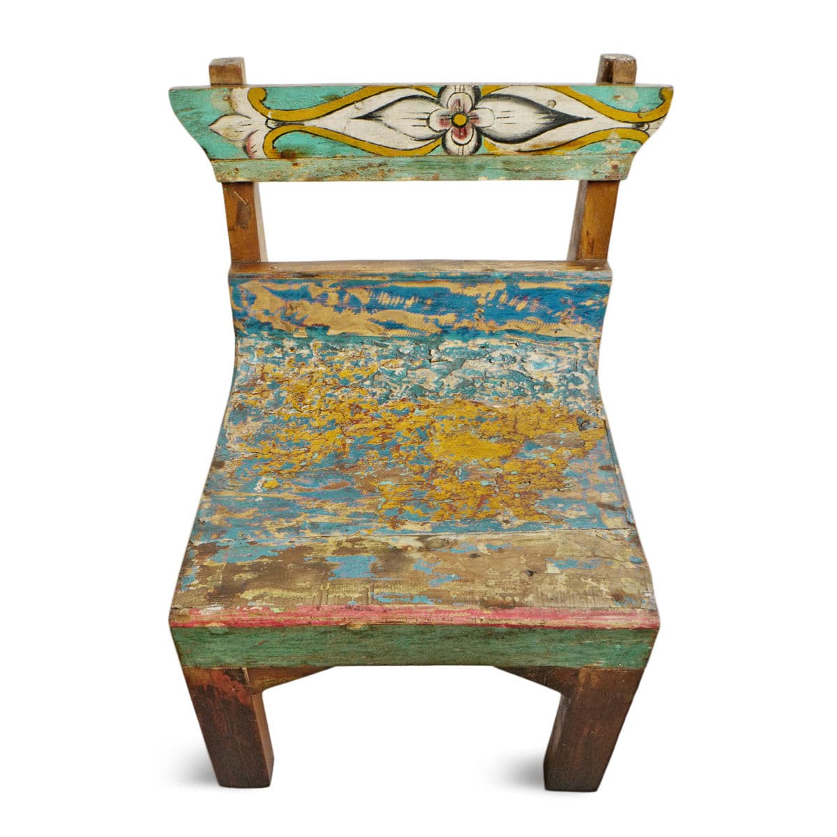 Salvaged Boat Wood Chair - Thumbnail 3