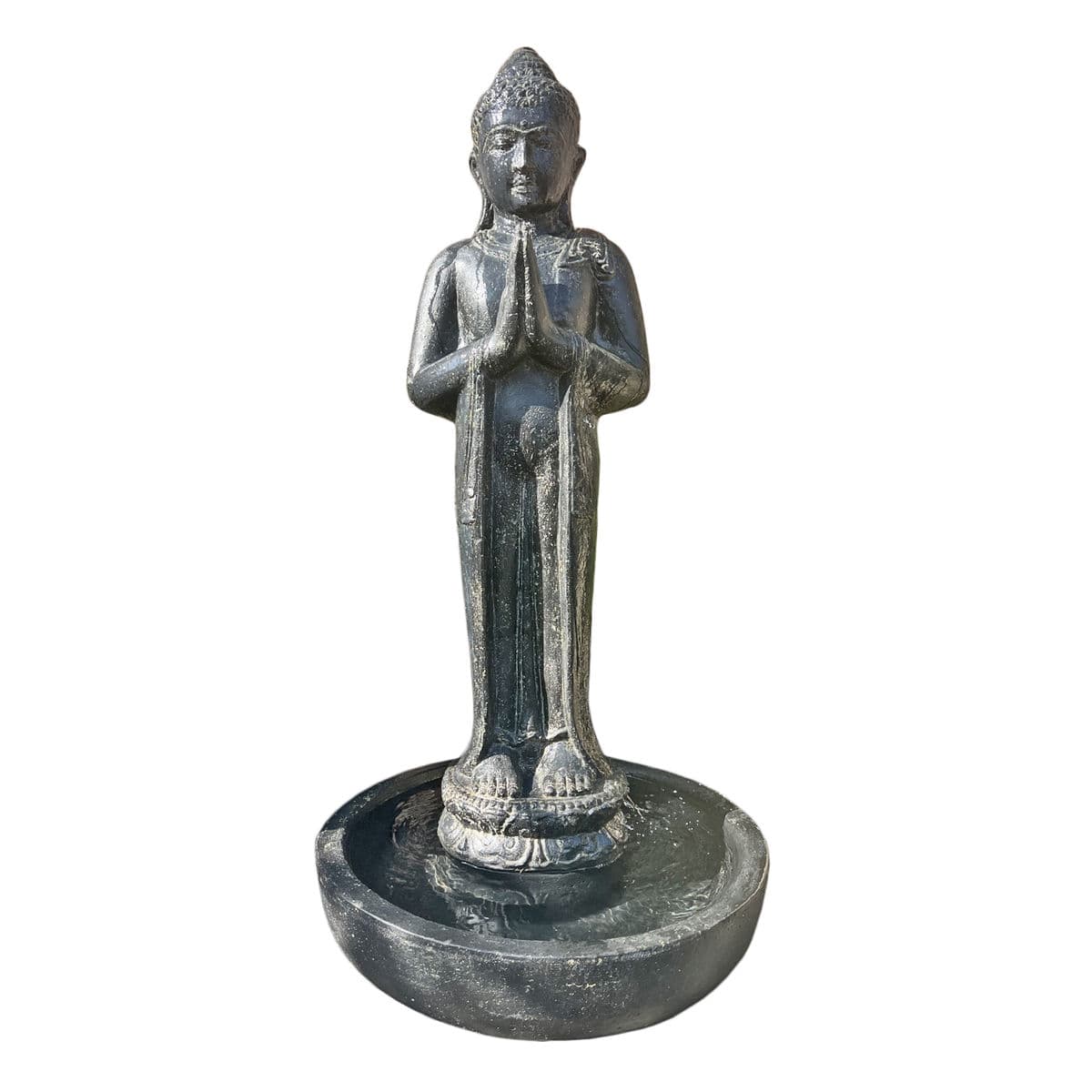 Standing Buddha Bowl Fountain - Thumbnail 3