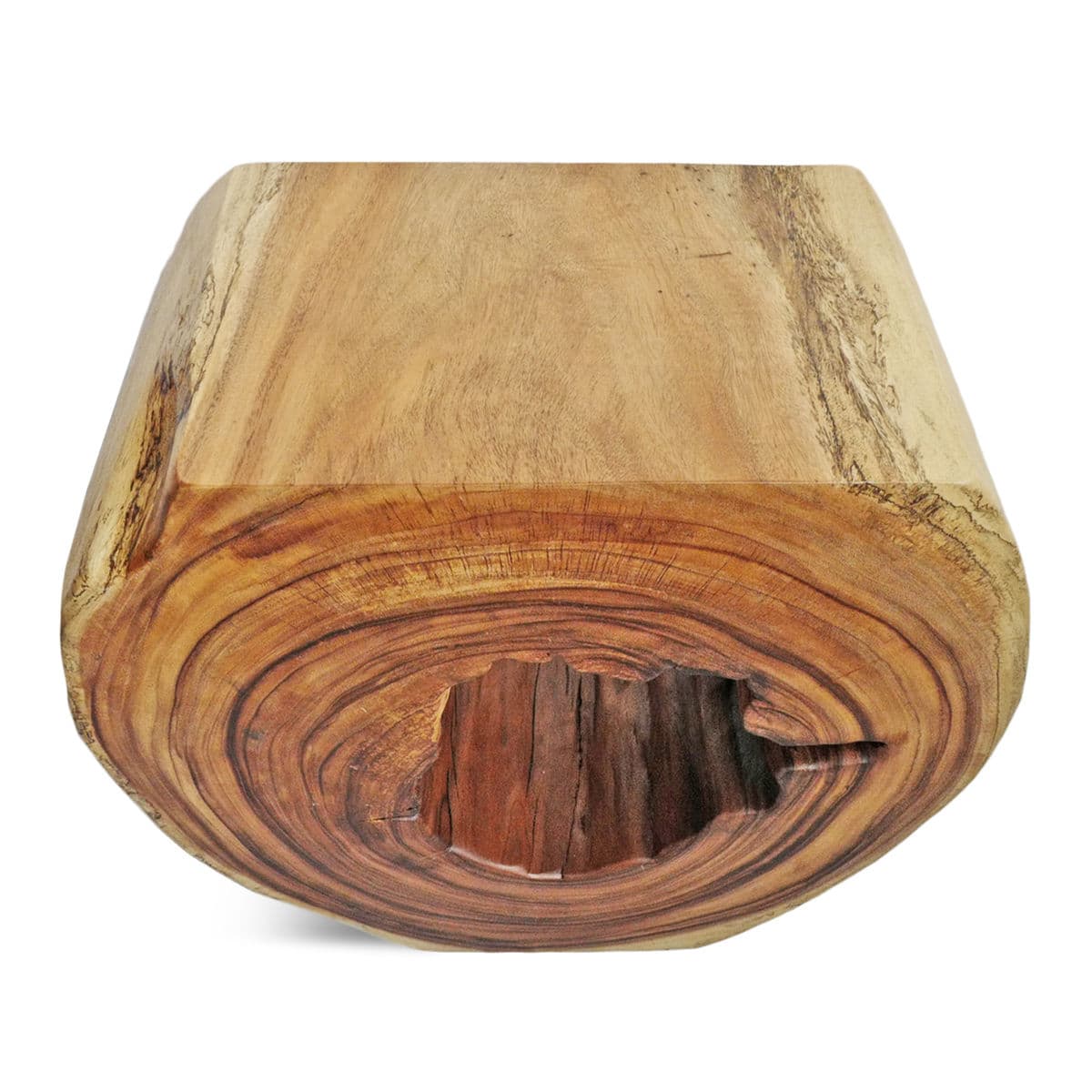 Organic Monkey Pod Side Table - Thumbnail 3