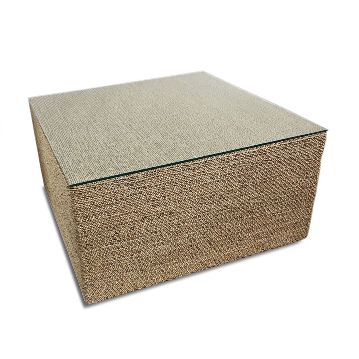Square Seagrass Rope Coffee Table - Thumbnail 3