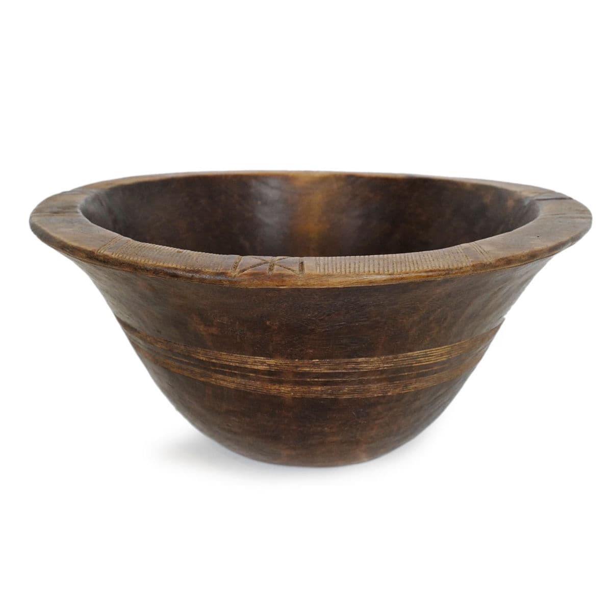 Old Tuareg Wood Bowl - Thumbnail 3