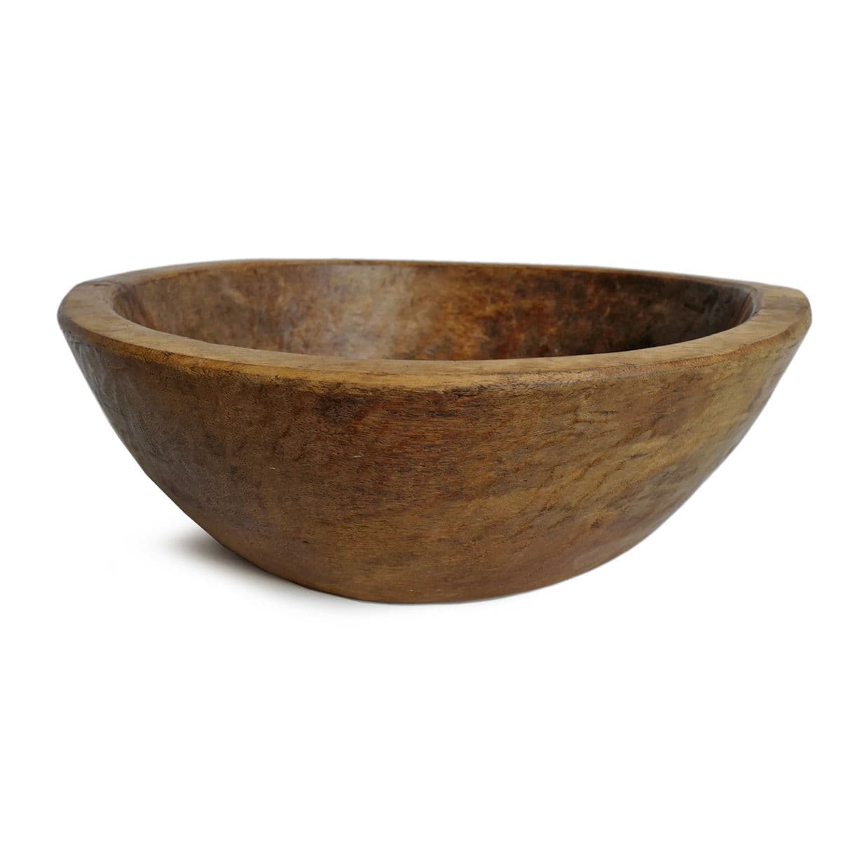 Vintage India Teak Wood Bowl - Thumbnail 3