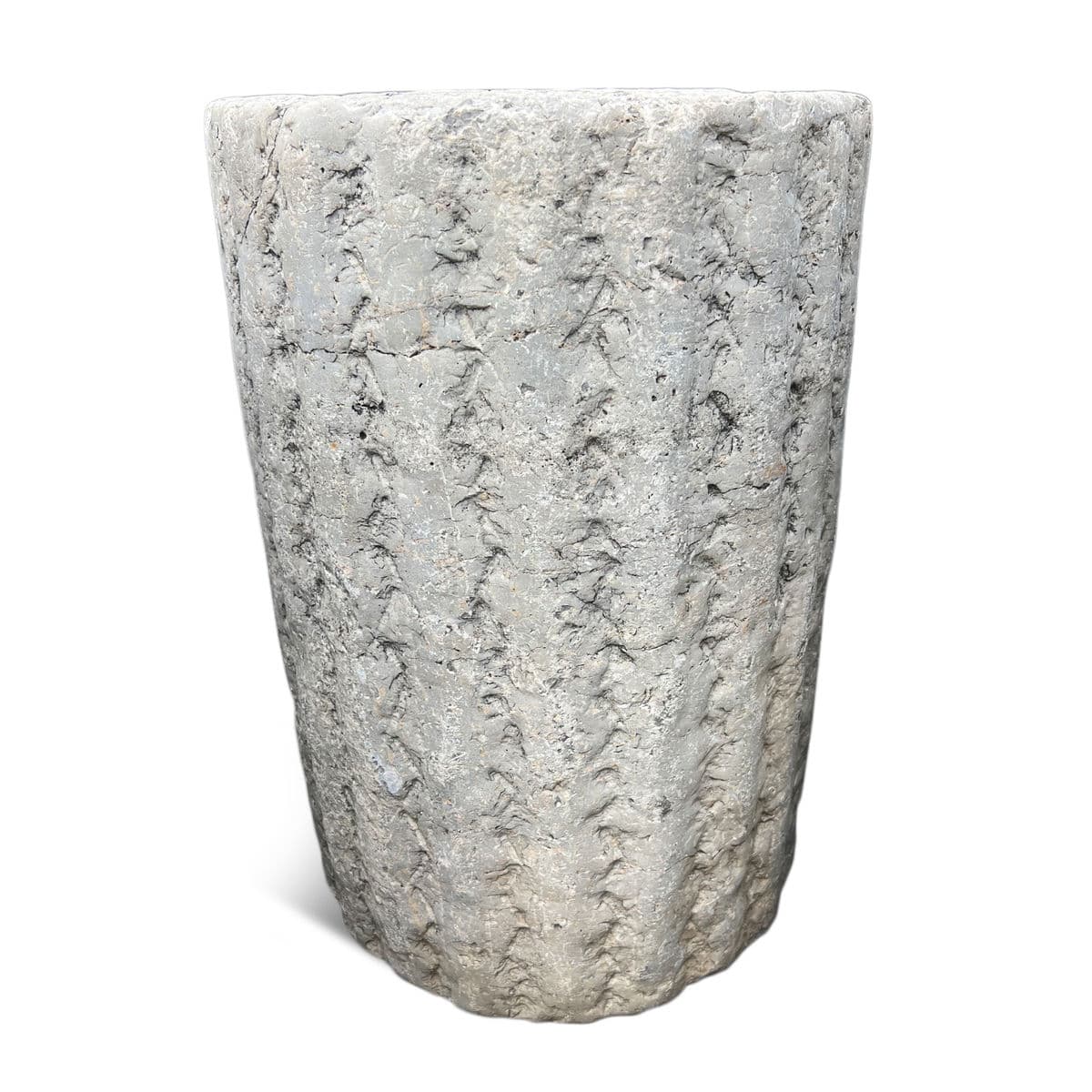 Vintage Mongolian Stone Field Roller - Thumbnail 3